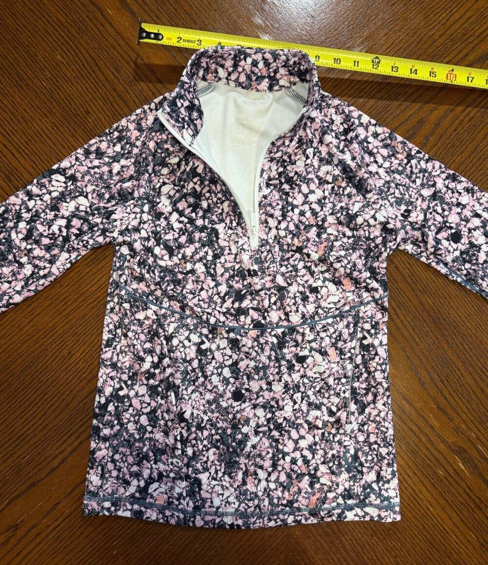 FLX Active Outdoor Half-Zip Pullover Terrazzo Print